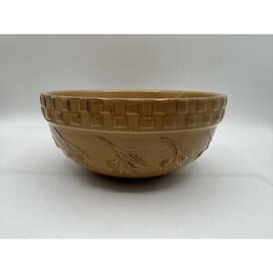 Home Grown by Signature 8" All Purpose Bowl Mustard Yellow Farmhouse Cottagecore